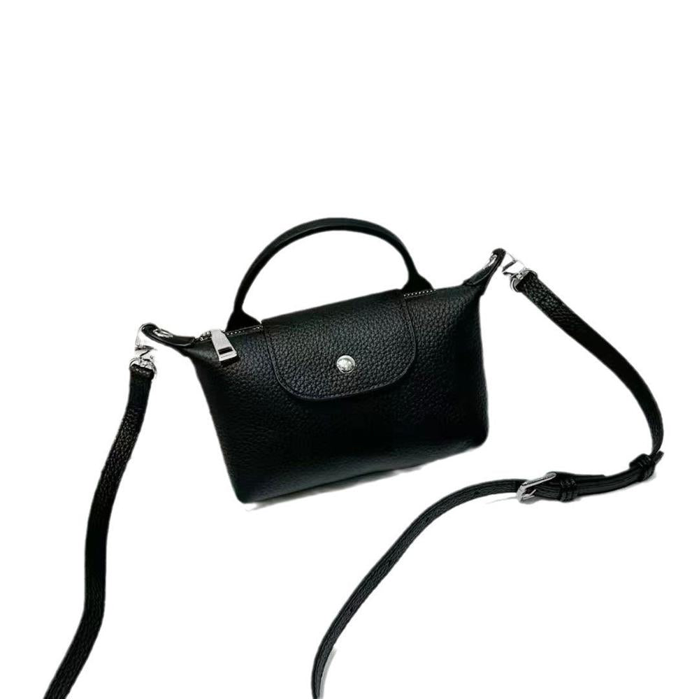 Top Grain Leather Niche Crossbody Phone Bag