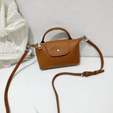 Top Grain Leather Niche Crossbody Phone Bag