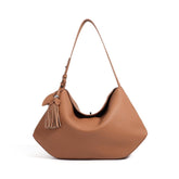 Trendy Large-Capacity Leather Shoulder Bag