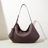 Trendy Large-Capacity Leather Shoulder Bag