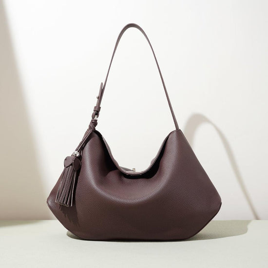 Trendy Large-Capacity Leather Shoulder Bag