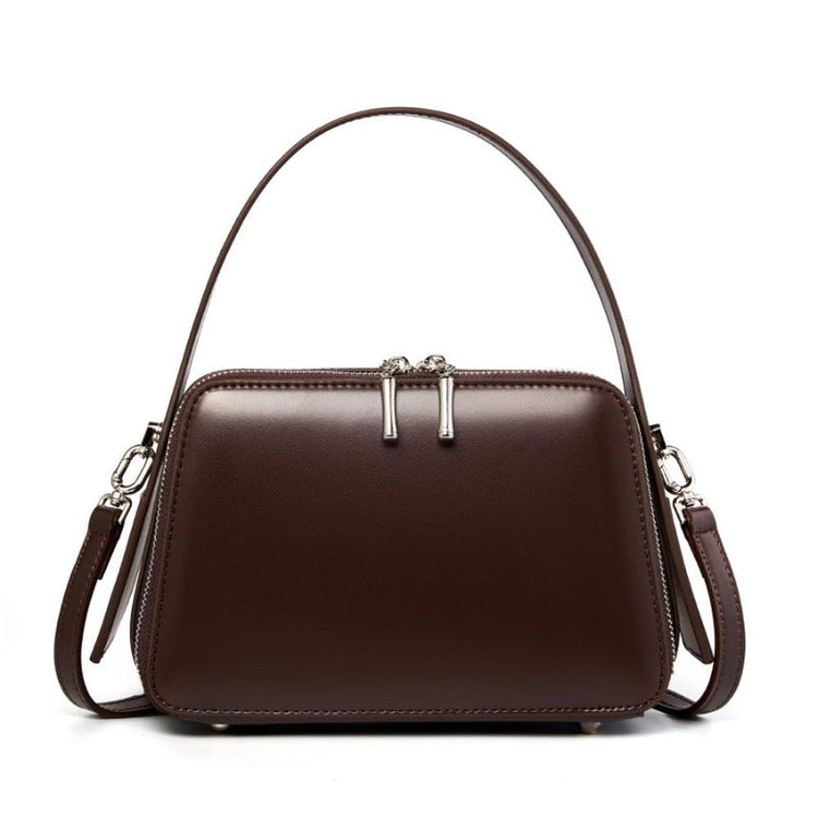 Urban Simplicity Leather Structured & Stylish Handbag