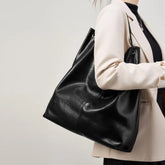 Vegetable Tanning Leather Large-capacity Tote Bag