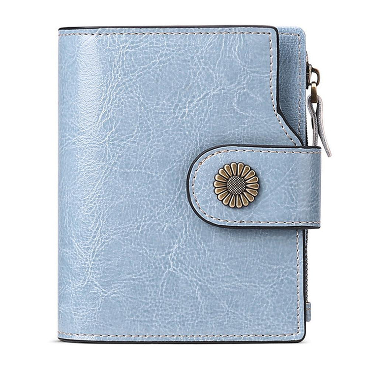 Women’s Hasp Clutch Wallet – Multi-Card & Coin Pocket