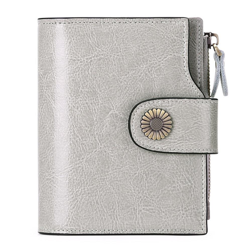 Women’s Hasp Clutch Wallet – Multi-Card & Coin Pocket