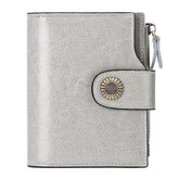 Women’s Hasp Clutch Wallet – Multi-Card & Coin Pocket