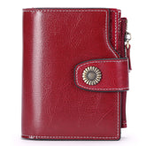 Women’s Hasp Clutch Wallet – Multi-Card & Coin Pocket