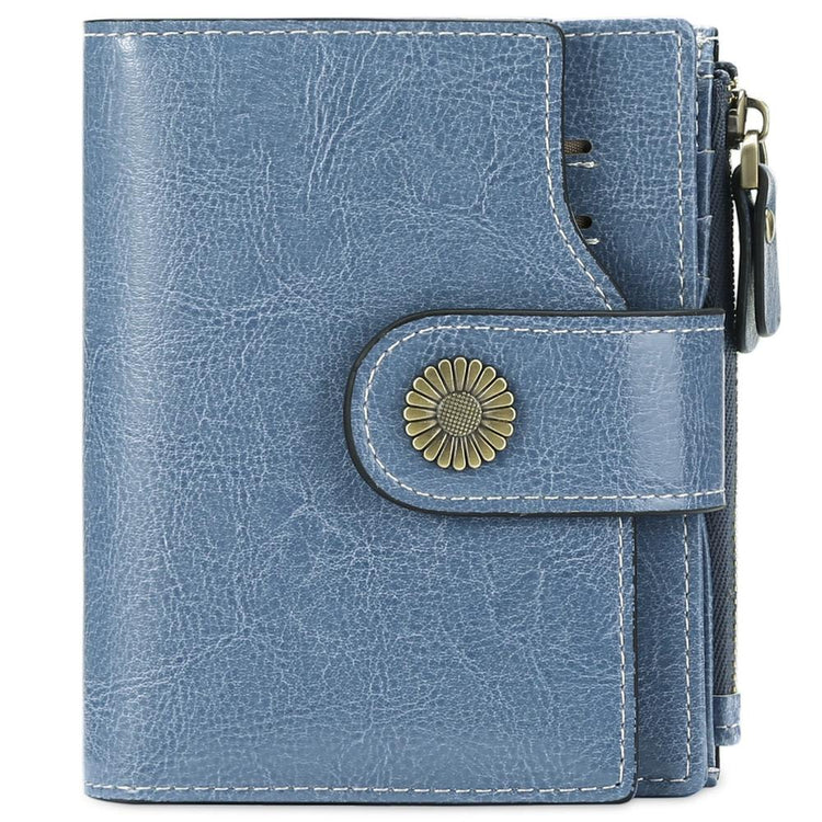Women’s Hasp Clutch Wallet – Multi-Card & Coin Pocket