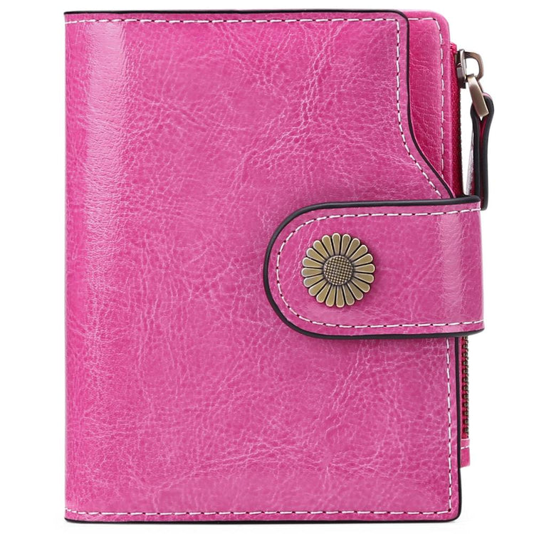Women’s Hasp Clutch Wallet – Multi-Card & Coin Pocket