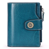 Women’s Hasp Clutch Wallet – Multi-Card & Coin Pocket
