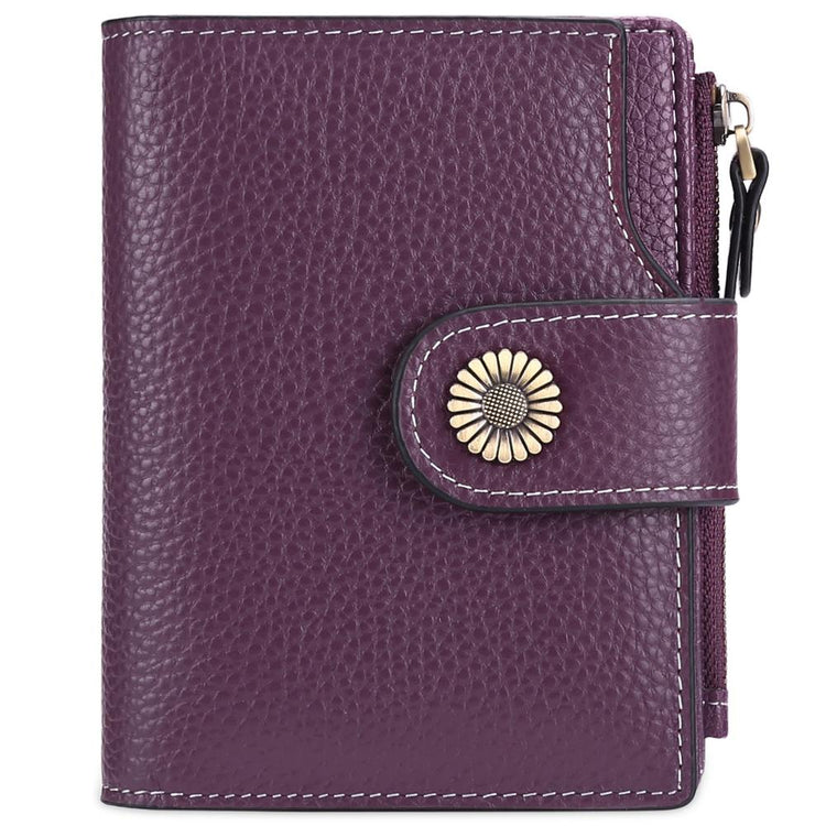 Women’s Hasp Clutch Wallet – Multi-Card & Coin Pocket