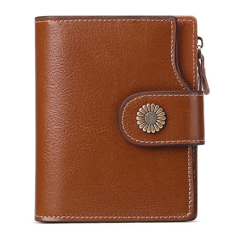 Women’s Hasp Clutch Wallet – Multi-Card & Coin Pocket