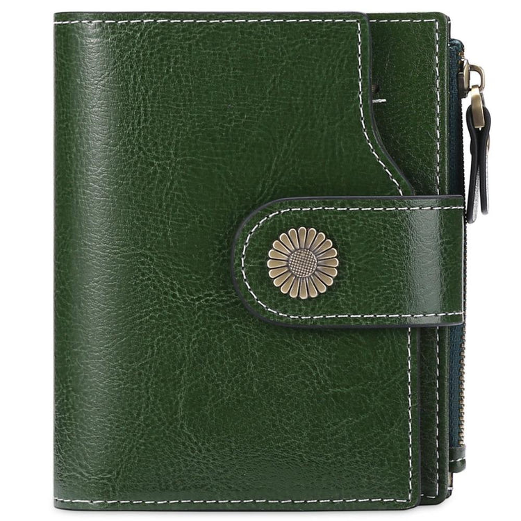 Women’s Hasp Clutch Wallet – Multi-Card & Coin Pocket
