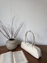 Women’s Korean-Style Leather Baguette Shoulder Bag