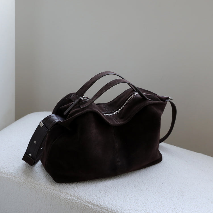 Womens Matte Commuter Tote Crossbody Bag