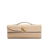 Woven baguette Clutch