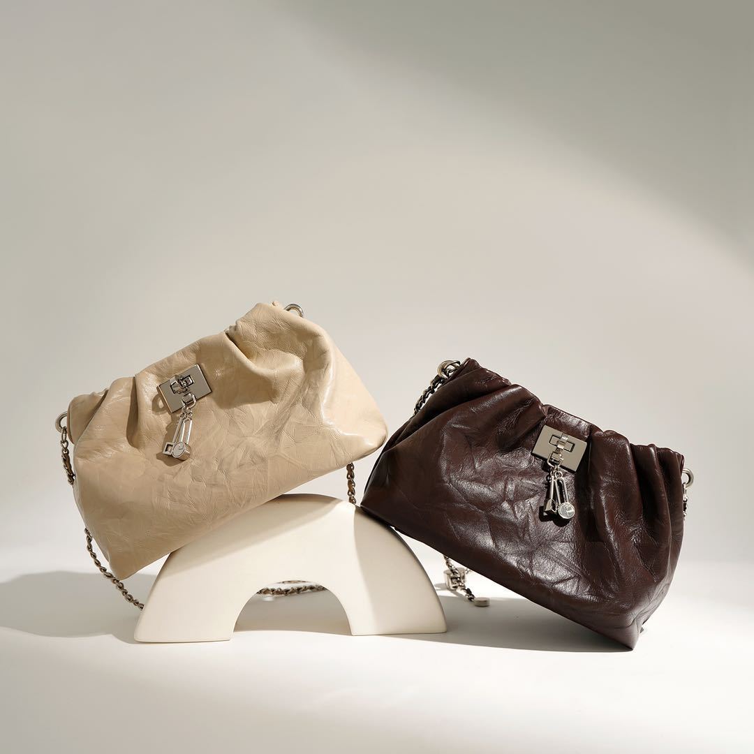 Leather Cloud Bag