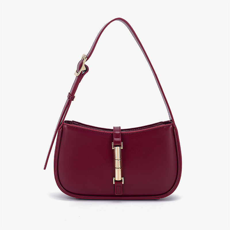 Niche High Sense Underarm Baguette Bag