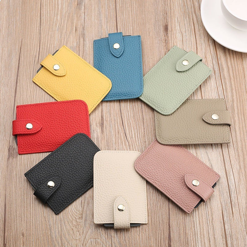 Porte-cartes portable ultra-mince à tiroir empilable