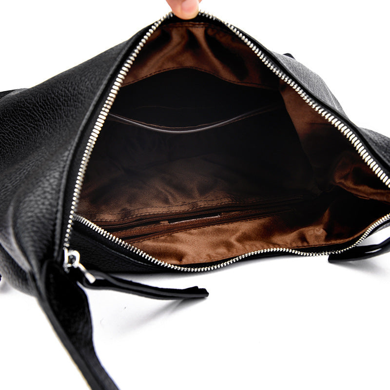 Elegant All-Match Leather Shoulder Bag - Nomade Code