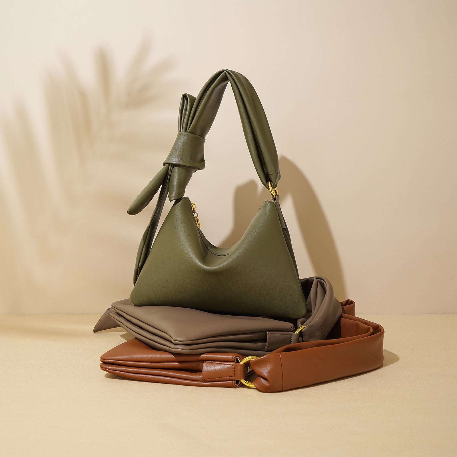 Large Capacity Cattle Leather Shouder Bag