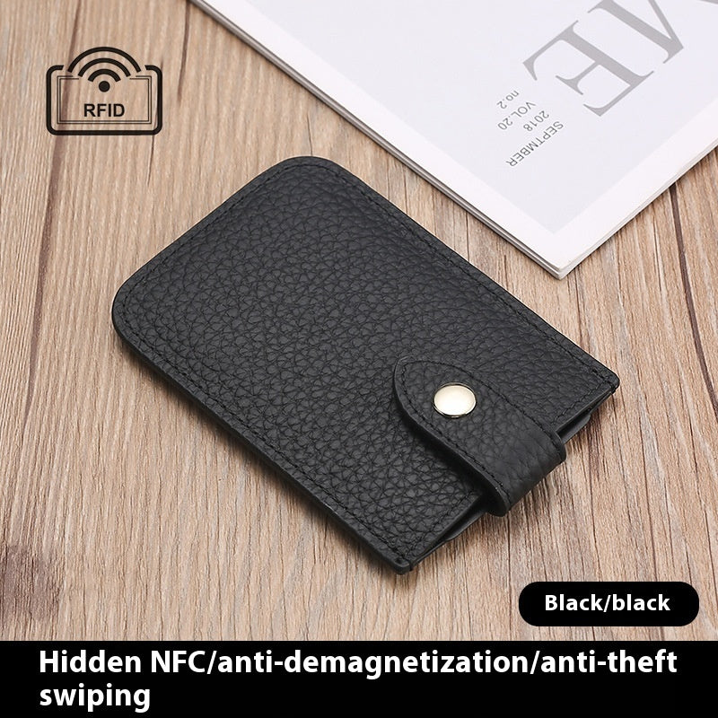 Porte-cartes portable ultra-mince à tiroir empilable