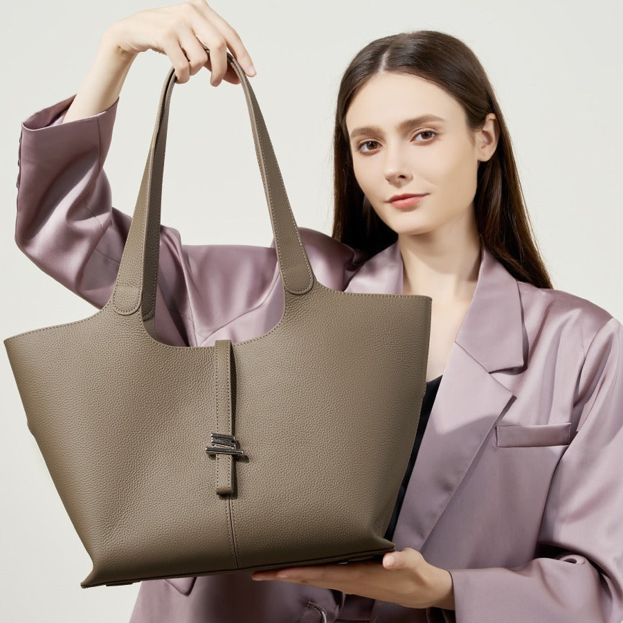 Premium Leather bascket Shoulder Bag