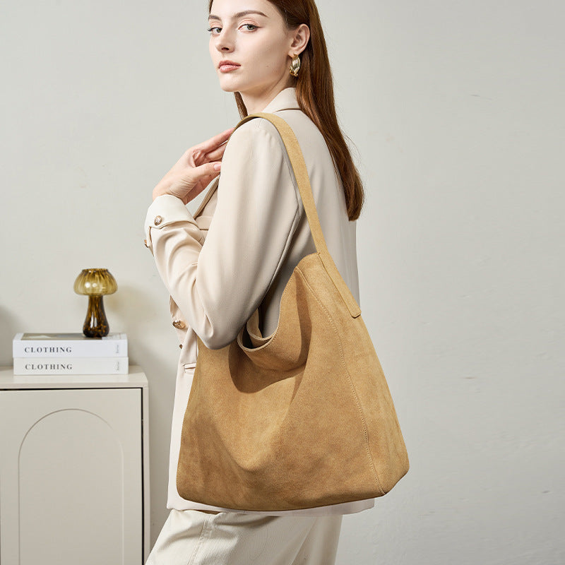 Matte Suede High-grade Tote Bag