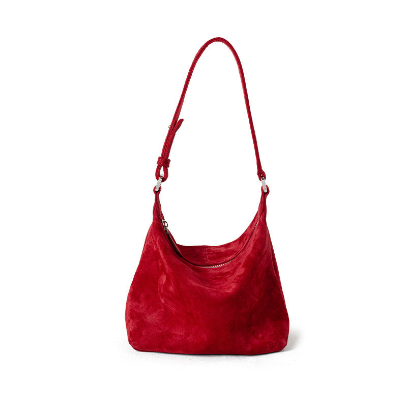 Large Capacity Suede Tote Bag