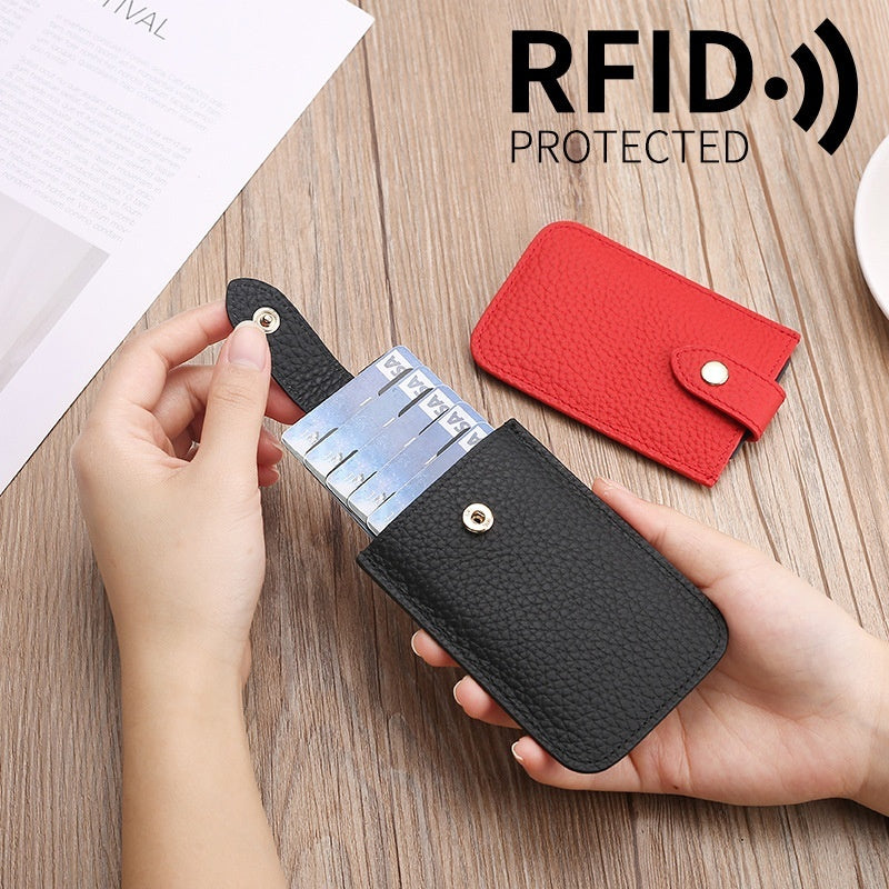 Porte-cartes portable ultra-mince à tiroir empilable