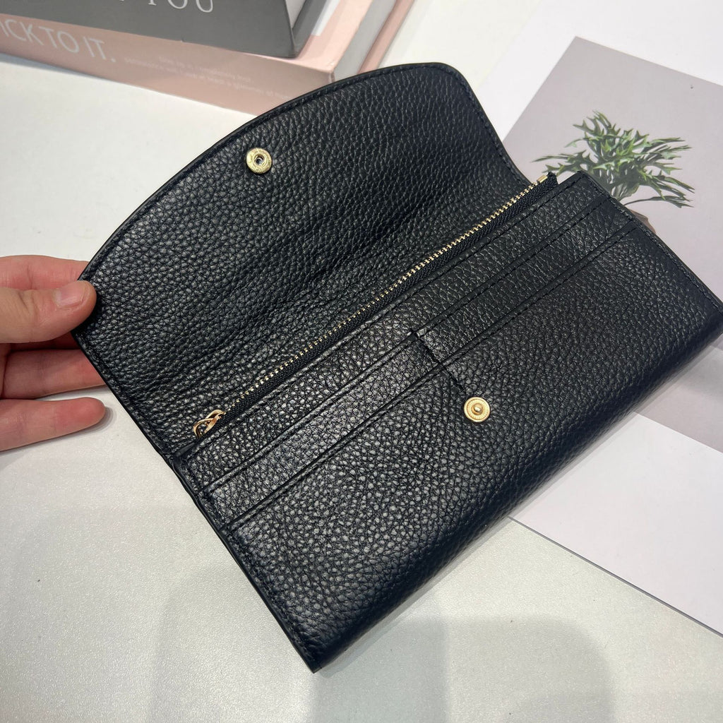 Portefeuille en cuir véritable