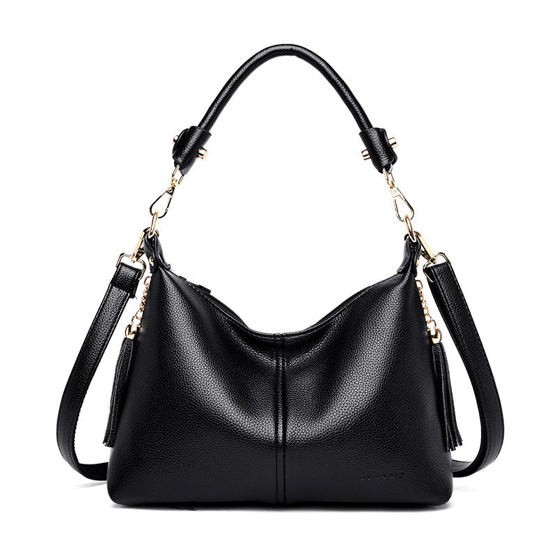 Soft Leather All-match Trendy Shoulder Bag