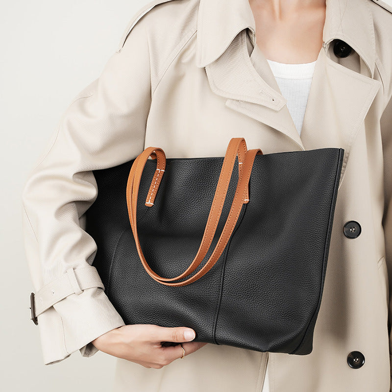 Cowhide Handmade Tote Bag