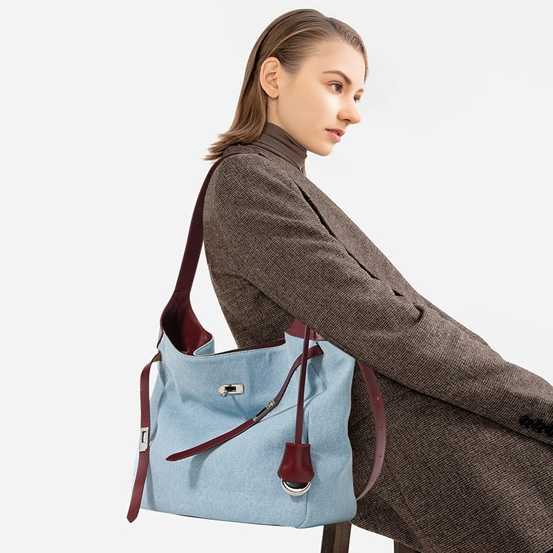 Denim All-match Large Capacity Tote Bag
