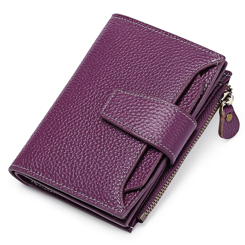 Portefeuille en cuir pour femme