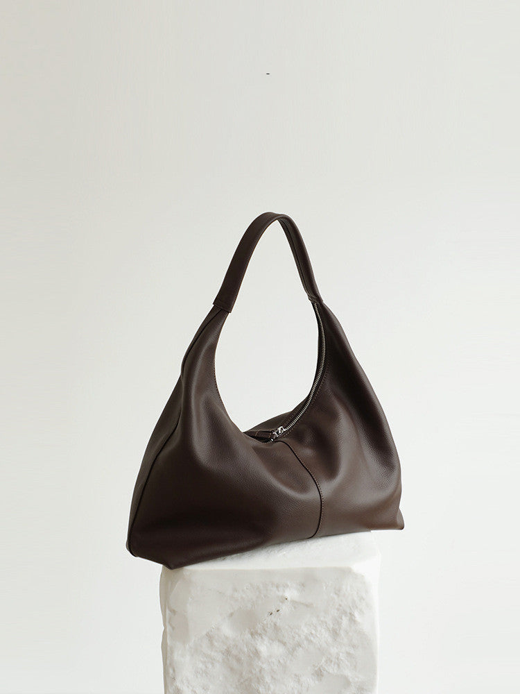 Large Capacity soft Leather Shoulder Bag
