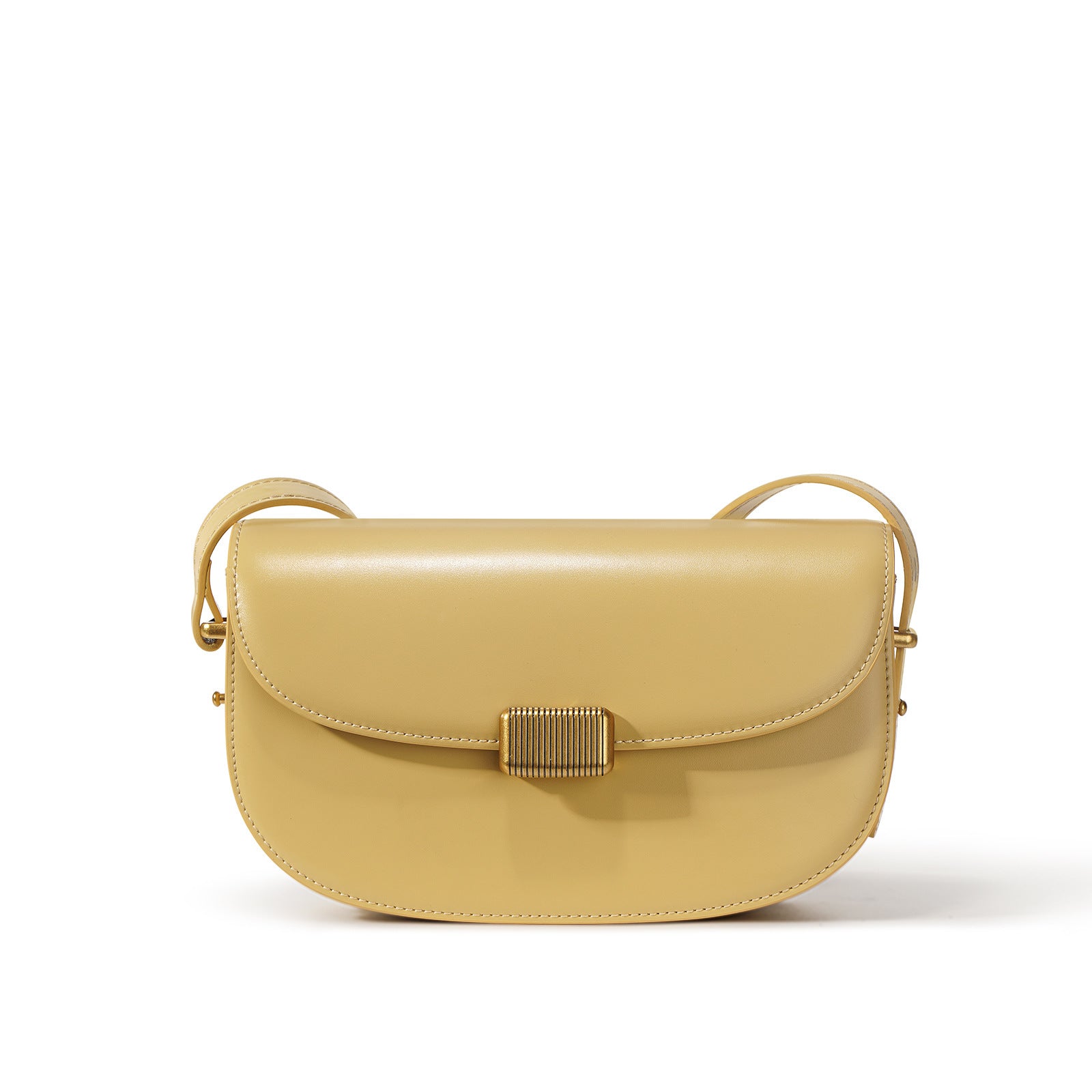 Leather Retro chic and durable style Saddle Bag