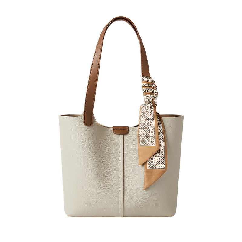 Large Capacity Leather Shoulder Bag