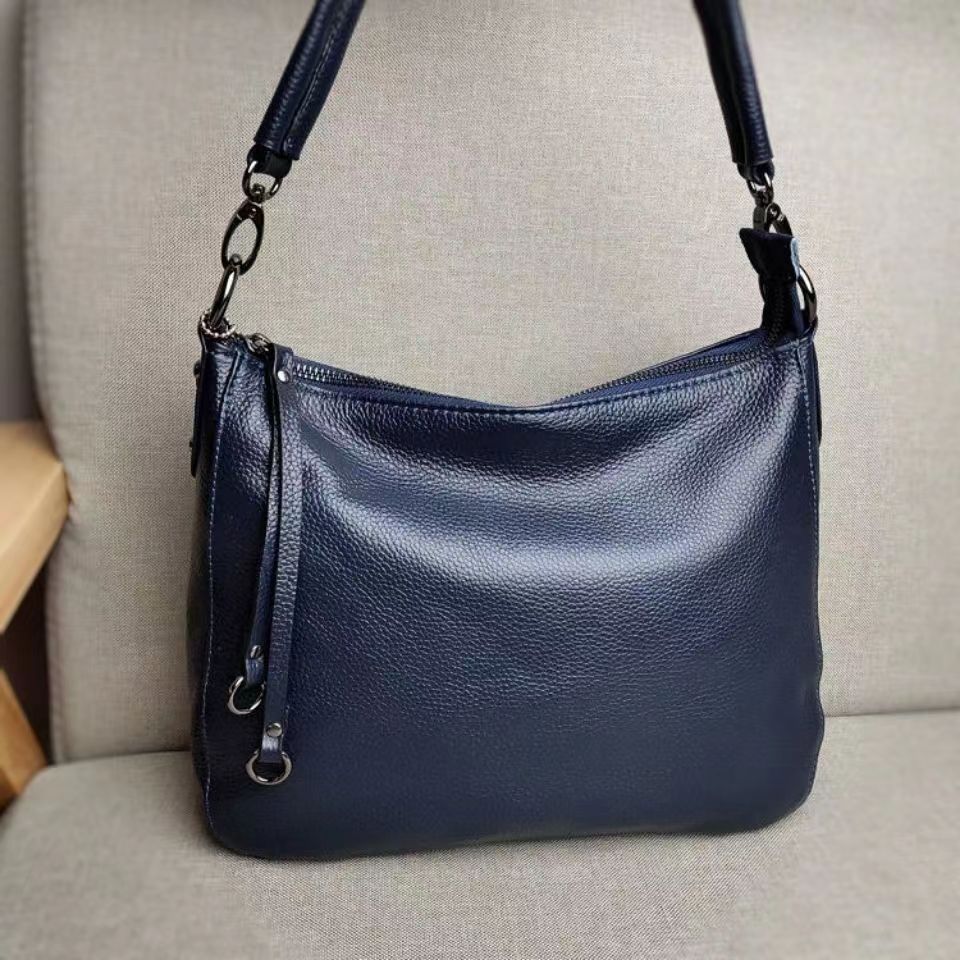 Genuine Leather Women's Bag First Layer Leather One-shoulder Oblique