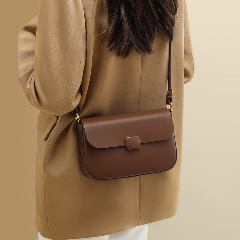 Genuine Leather medium size shoulder or crossbody bag