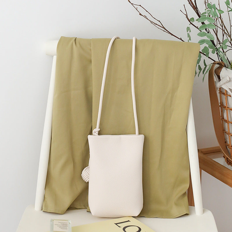 Summer Versatile Soft Leather Phone Crossbody Bag For Women