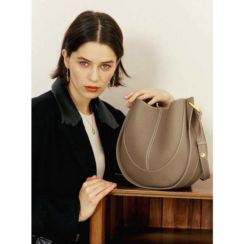 Niche Luxury Leather Shoulder Bag - Nomade Code