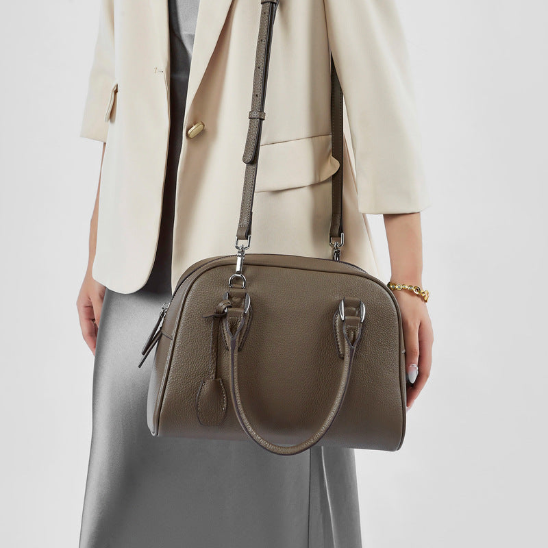 Leather Classic handle Bag