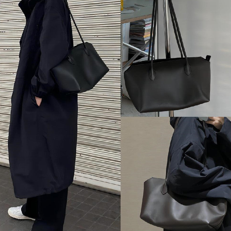 Leather Large Capacity tote Bag
