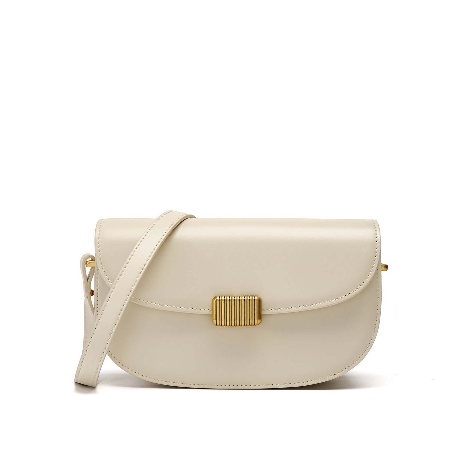 Leather Retro chic and durable style Saddle Bag