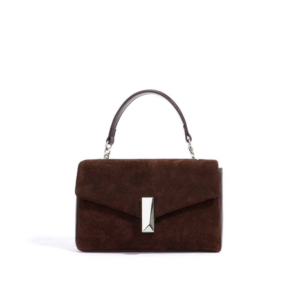 Sac à bandoulière en cuir de grande capacité