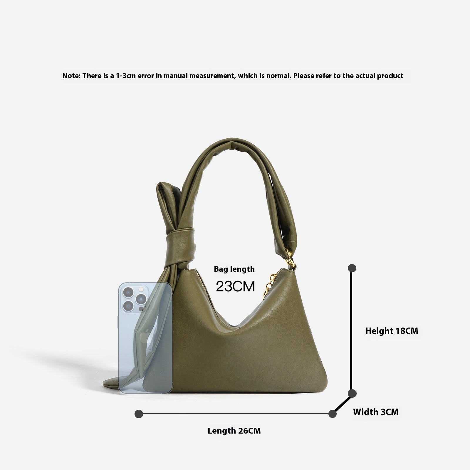 Large Capacity Cattle Leather Shouder Bag