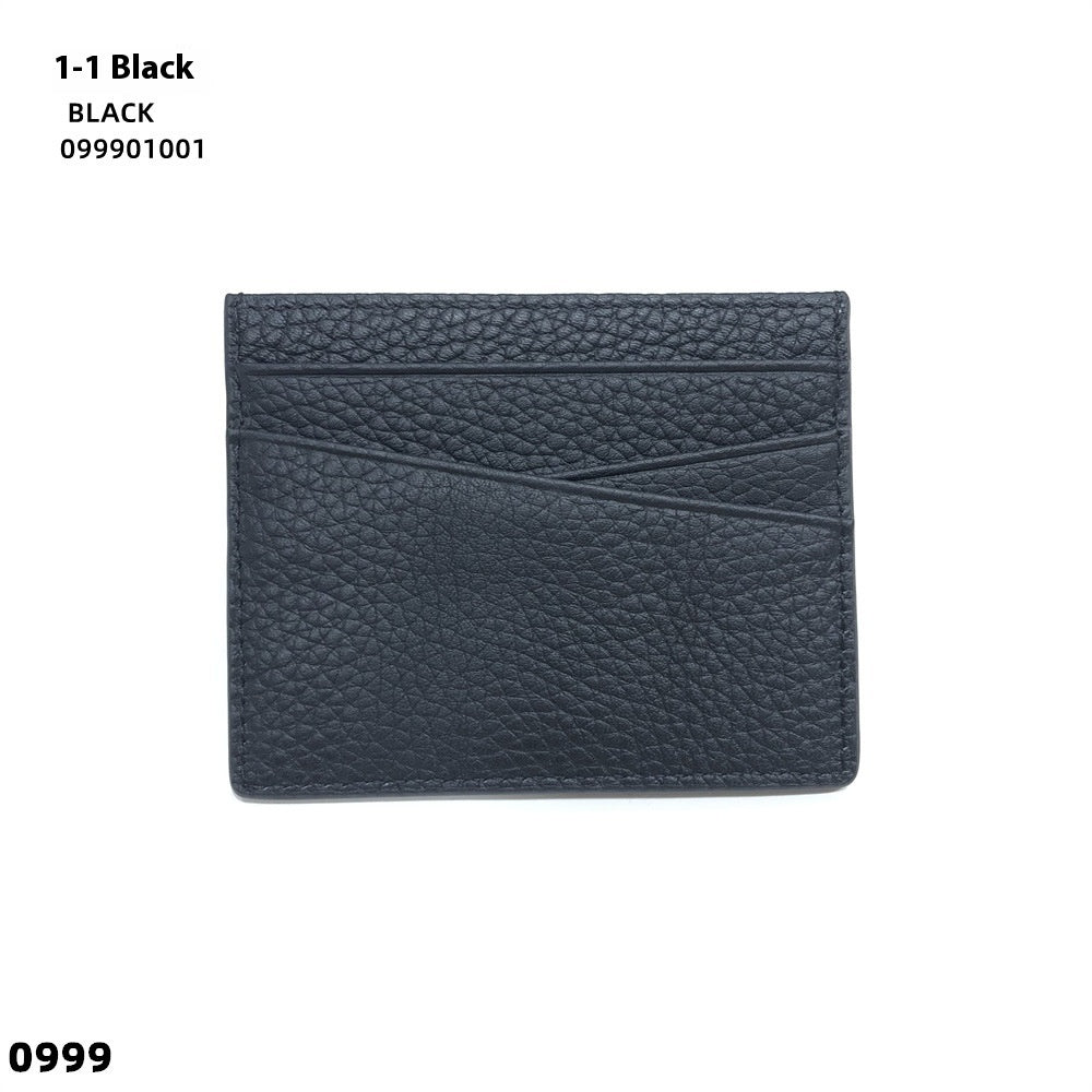 Leather Oil Edge Oblique Thin CardHolder