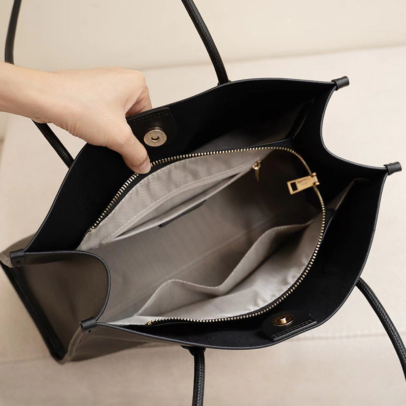 Genuine Leather Large Capacity tote Bag