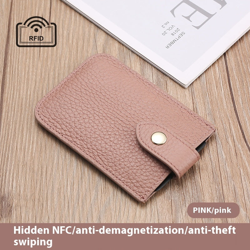 Porte-cartes portable ultra-mince à tiroir empilable